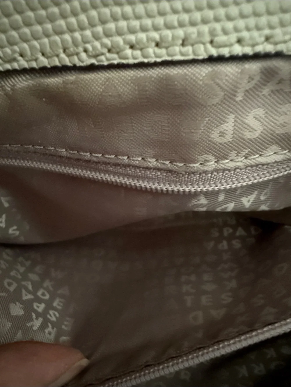 Kate spade Cream Crossbody Leather purse leather neutral daily collegiate small